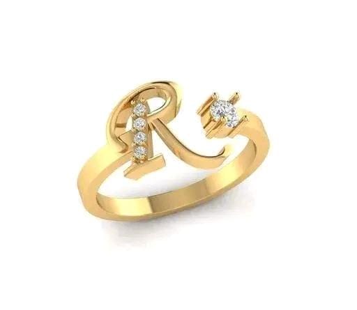 Allure Fashion Women's Alphabetic Ring
