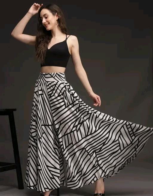 Allure Fashion Women's Flared Sharara Plazzao