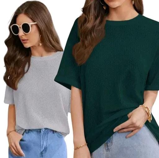 Allure Fashion Women's Tshirt(pack of 2)