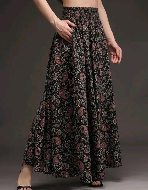 Allure Fashion Women's Flared Sharara Plazzao