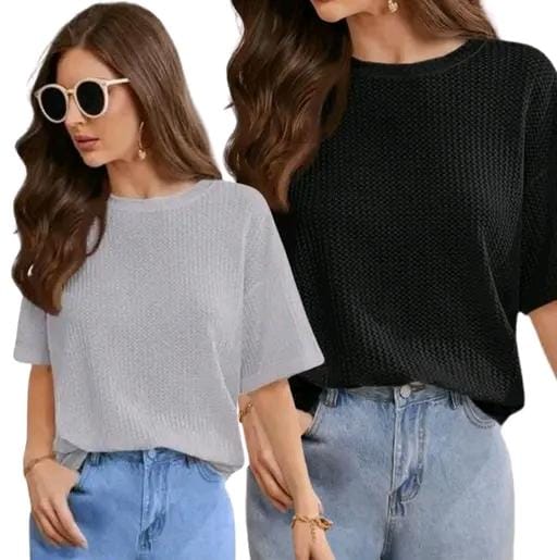 Allure Fashion Women's Tshirt(pack of 2)