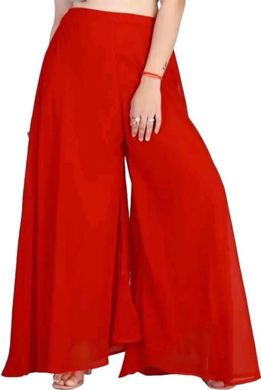Allure Fashion Women's Flared Sharara Plazzao