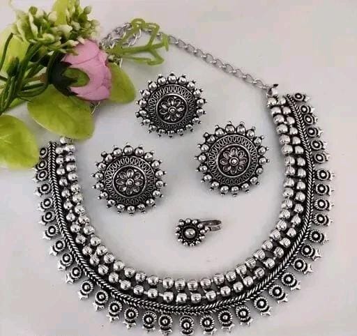 Allure Fashion Oxidised jewellery set