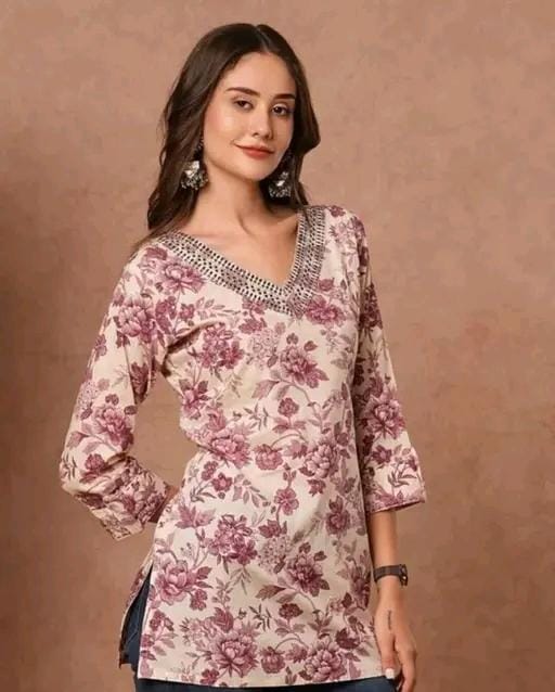 Allure Fashion Women's Short kurti Tunics
