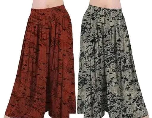 Allure Fashion Women's Flared Sharara Plazzao