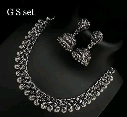 Allure Fashion Oxidised jewellery set