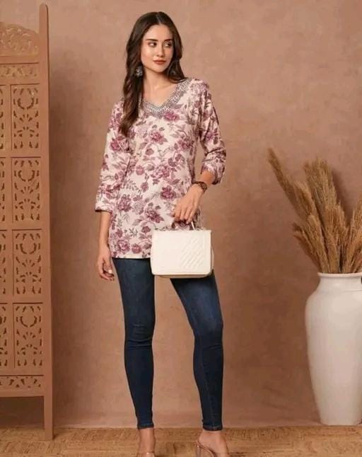 Allure Fashion Women's Short kurti Tunics