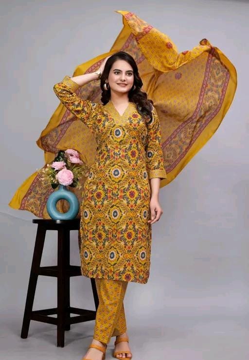 Allure Fashion Women's kurta Dupatta sets