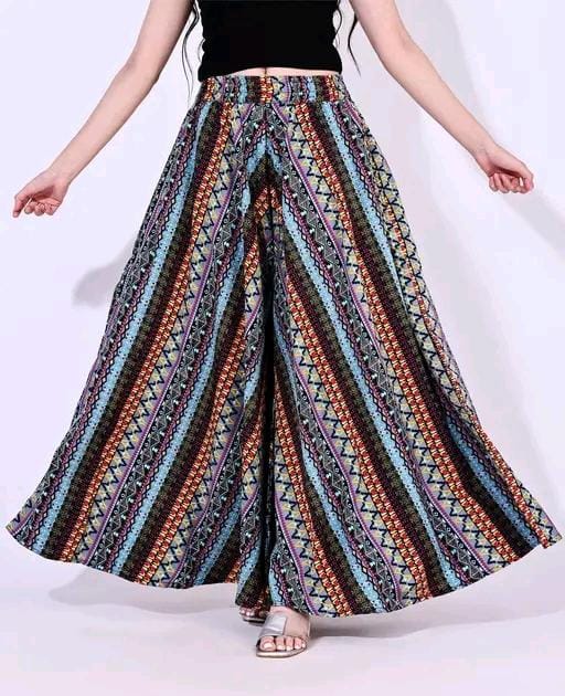 Allure Fashion Women's Flared Sharara Plazzao