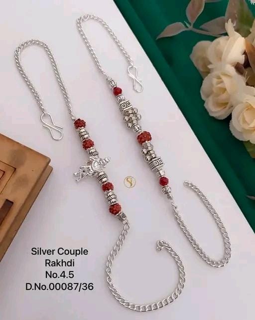 Allure Fashion Bhaiya Bhabhi Evil eye Couple Rakhi