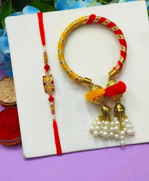 Allure Fashion Designer Krishna ji Rakhi pack of 2