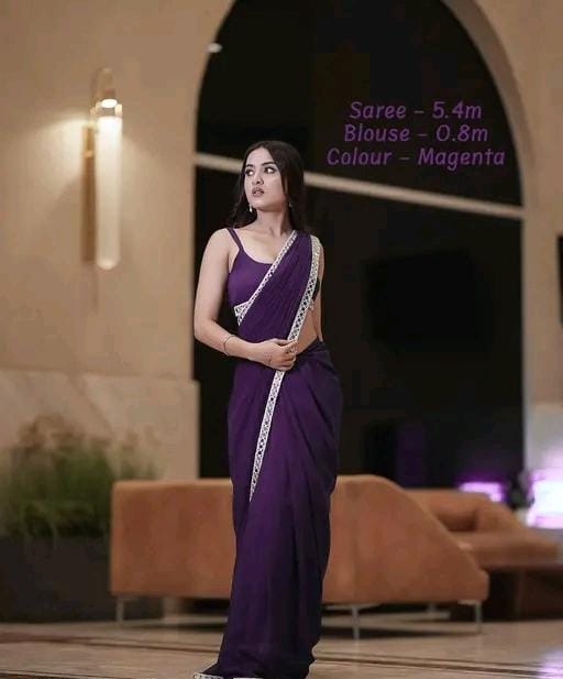 Allure Fashion women's Stylish organzaa saree