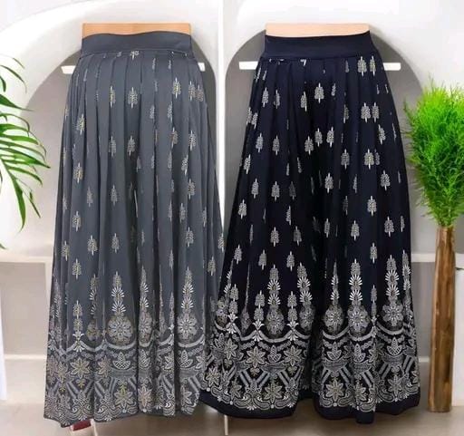 Allure Fashion Women's Flared Sharara Plazzao