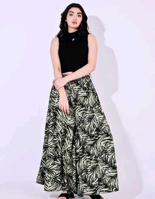 Allure Fashion Women's Flared Sharara Plazzao