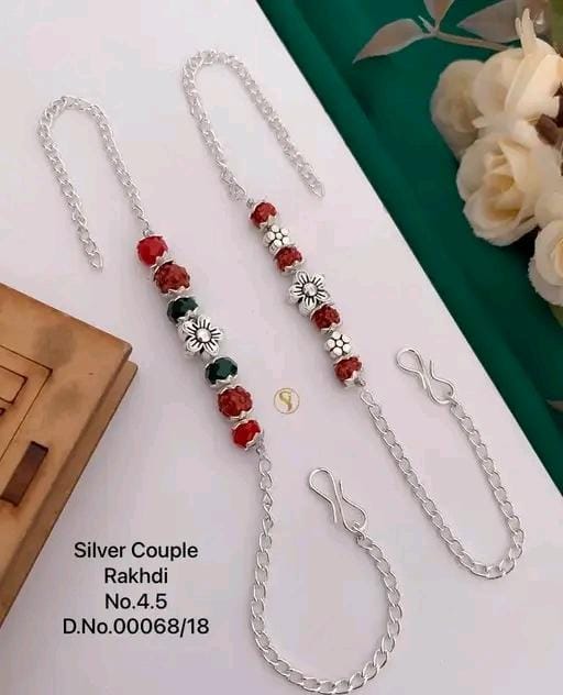 Allure Fashion Bhaiya Bhabhi Evil eye Couple Rakhi