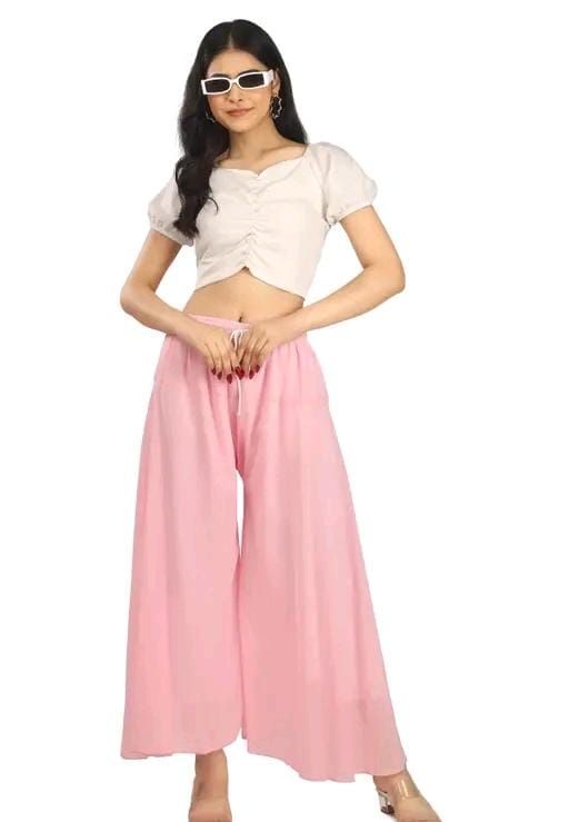 Allure Fashion Women's Flared Sharara Plazzao