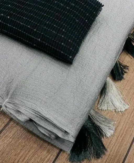 Allure Fashion women's Stylish organzaa saree