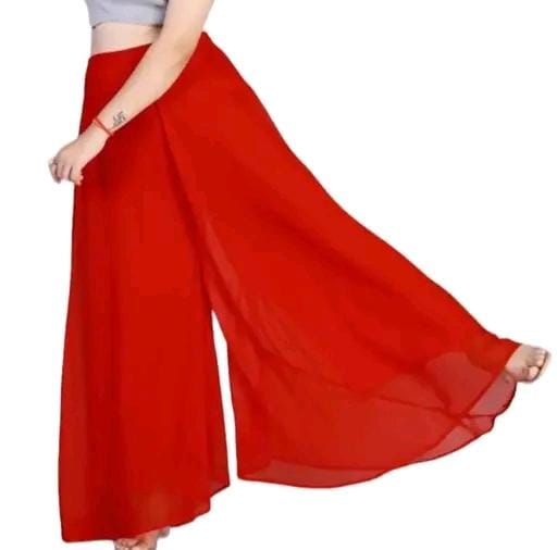 Allure Fashion Women's Flared Sharara Plazzao