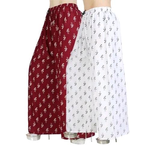 Allure Fashion Women's Flared Sharara Plazzao Combo