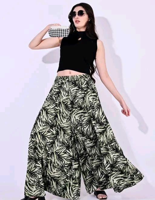 Allure Fashion Women's Flared Sharara Plazzao