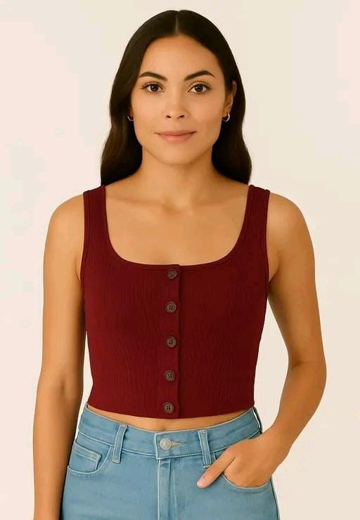 Allure Fashion Women's Button Top