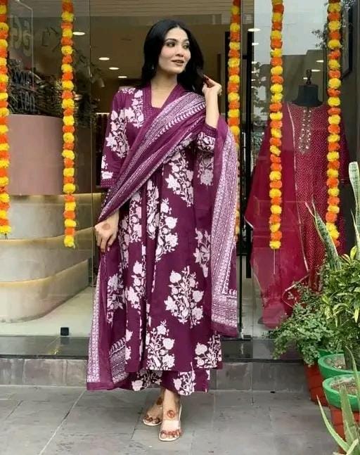 Allure Fashion Women's kurta Dupatta sets