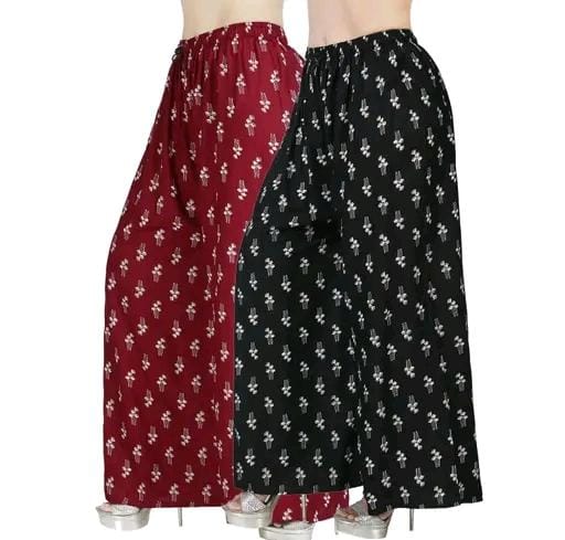 Allure Fashion Women's Flared Sharara Plazzao Combo