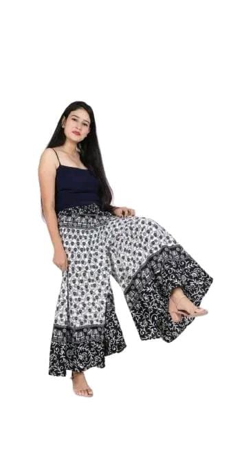 Allure Fashion Women's Flared Sharara Plazzao