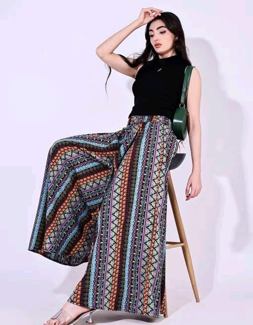 Allure Fashion Women's Flared Sharara Plazzao