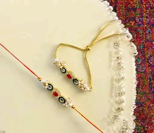 Allure Fashion Bhaiya Bhabhi Evil eye Couple Rakhi