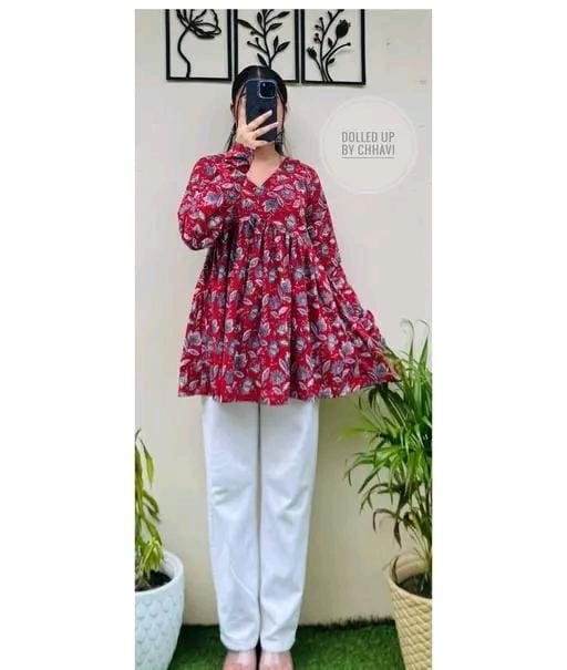Allure Fashion Women's Short kurti Tunics