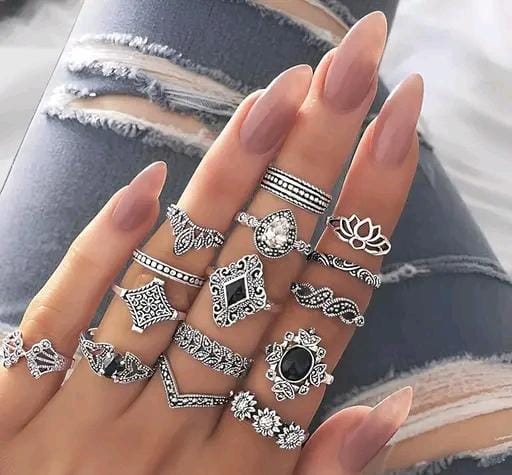 Allure Fashion Women's Combo Rings