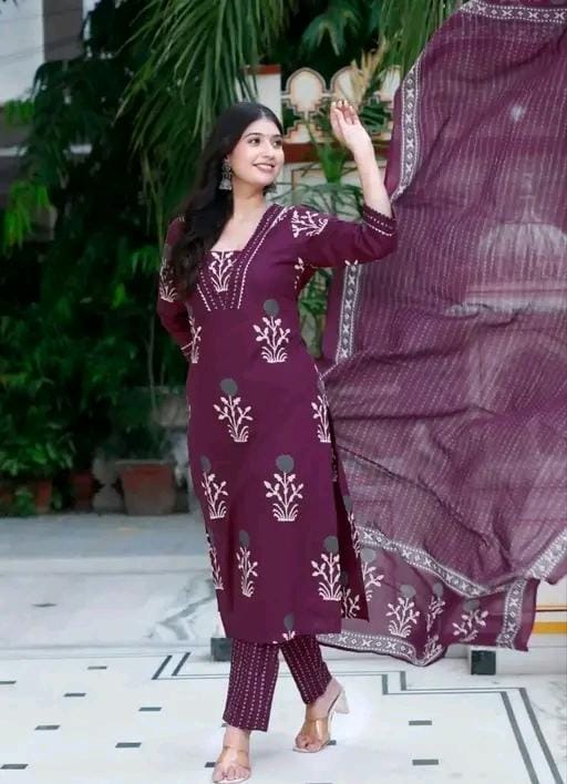 Allure Fashion Women's kurta Dupatta sets