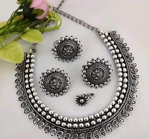 Allure Fashion Oxidised jewellery set