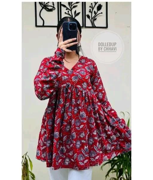 Allure Fashion Women's Short kurti Tunics