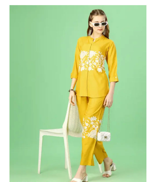 Women Stylish Coord set embroidery