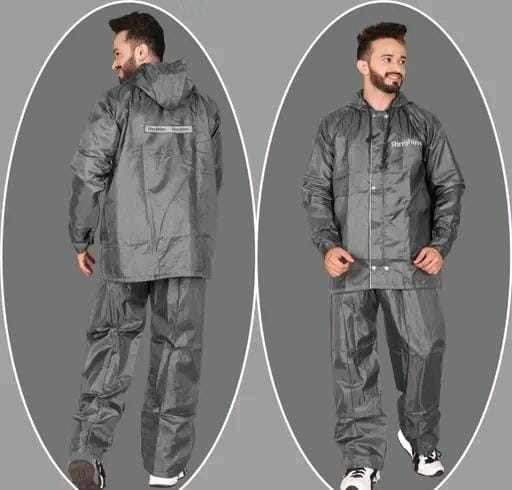 Allure Fashion Unisex  Waterproof Reversible Raincoat