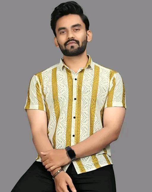 Allure Fashion Premium Stylish Men’s  Shirt Half sleeves