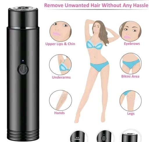 Allure Fashion Mini Electric Shaver Pocket size Waterproof Washable Portable