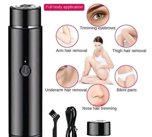Allure Fashion Mini Electric Shaver Pocket size Waterproof Washable Portable