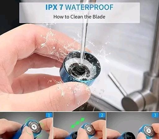 Allure Fashion Mini Electric Shaver Pocket size Waterproof Washable Portable