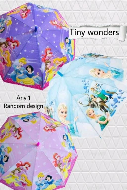 Allure Fashion Kids Umbrella with tiny stylish cartoon character for enjoying playing kids