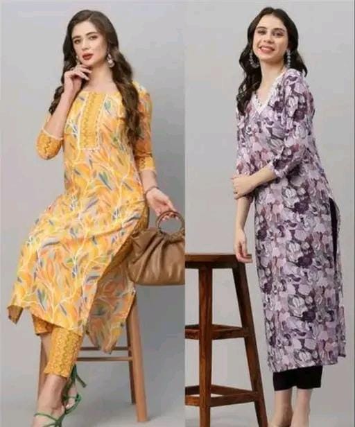 Allure Fashion Women's kurta sets Combo