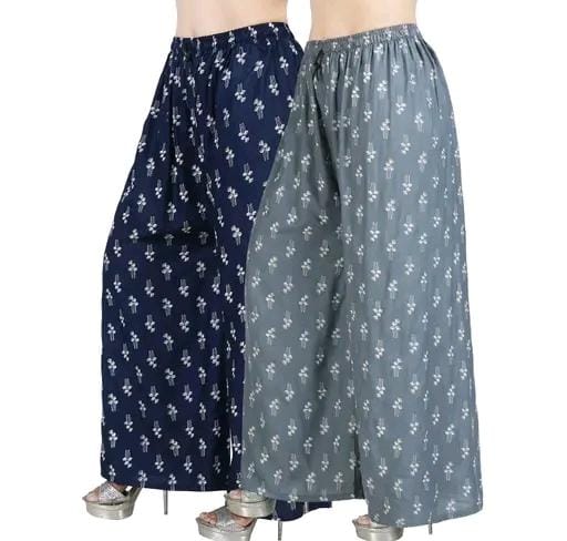 Allure Fashion Women's Flared Sharara Plazzao Combo