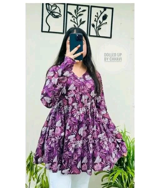 Allure Fashion Women's Short kurti Tunics
