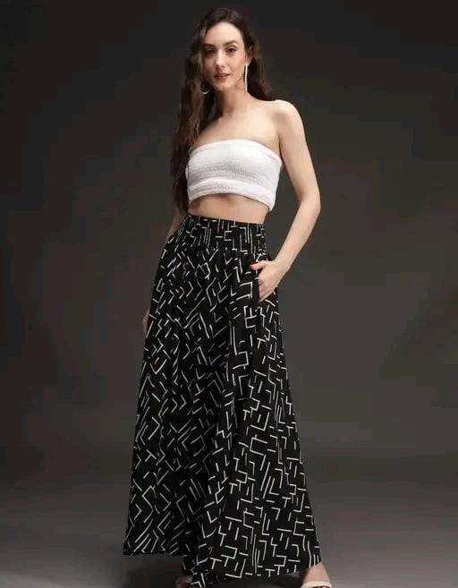 Allure Fashion Women's Flared Sharara Plazzao